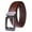 BROWN, variant on Men's Leather Automatic Buckle Ratchet Dress Belt