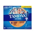 thumbnail image 3 of Tampax Pearl Tampons, with LeakGuard Braid, Super Plus Absorbency, Unscented, 50 Count, 3 of 16