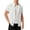 White, variant on Men's Summer Shirts Summer Short Sleeve Loose Fit Spread Collar Shirts Casual Lightweight Button Down T-Shirts Trendy Lounge Tops White M