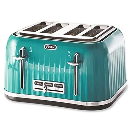 Oster 4Slice Extra Wide Slot Pop Up Toaster with 9 Shade Settings
