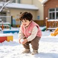 thumbnail image 3 of Faraee Baby Boys Girls Fleece Vest Zip Up Cute Bear Jackets 3 6 12 18 24 Months Fuzzy Fall Winter Warm Clothes Newborn Outwear for 2T 3T 4T Toddler Infant,Pink, 3 of 9