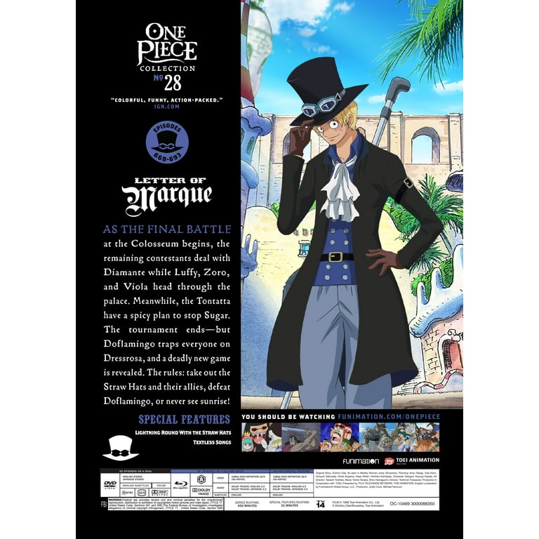 New One Piece: Collection 28 (Blu-ray + DVD) - Walmart.com