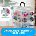 thumbnail image 4 of 4-Tier Stackable Storage Containers with 40 Adjustable Compartments - Dog Toys, Jewelry, Beads, Crafts Organizer, 4 of 5