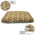 thumbnail image 3 of Earth Tones Pet Bed, Retro Style Animal Bird Parrot Pattern Tropical Nature Inspired, Chew Resistant Pad for Dogs and Cats Cushion with Removable Cover, 24" x 39", Beige and Brown, by Ambesonne, 3 of 4
