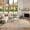 Beige Ivory, variant on Nourison Washable Charm 2' x 3' Blue Ivory Modern Indoor Rug