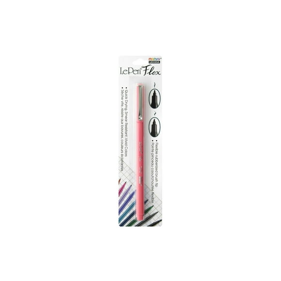 Uchida Le Pen Flex Card Coral Pink