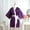 Purple, variant on uublik Women Robe Long Sleeves Loungewear Dress Soft Sleepwear Housecoat Nightgown Bathrobe Pink