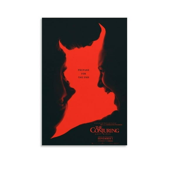 Conjuring Last Rites - Vintage Blockbuster Movie Poster May 2025 New Movie Poster Canvas Wall Art
