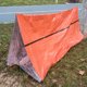 thumbnail image 1 of Saco de dormir de emergencia Saco de dormir de supervivencia ligero Saco de vivac térmico Manta de emergencia portátil para acampar, hacer senderismo, al aire libre, actividades LingWen 9024736130993, 1 of 4