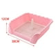 thumbnail image 4 of Bandeja de inodoro de entrenamiento para gatos y mascotas, inodoro rosa pequeño Zulema Baño de perros, 4 of 6