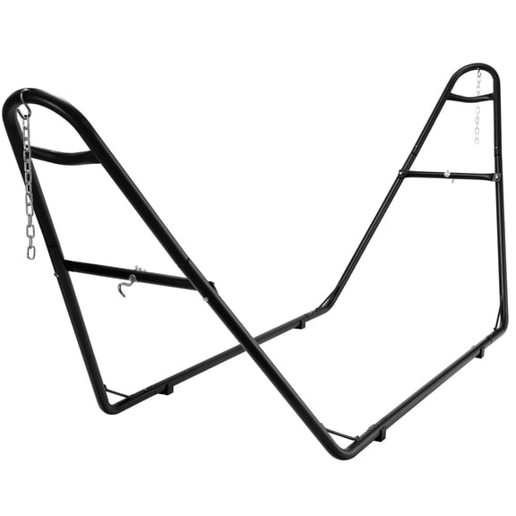 Universal Hammock Stand for Outside,550 LBS Capacity,Heavy Duty Double Steel Hammock Stand Only,Easy Assembly,Fits 9-14Ft Hammocks,Holding 2-3 People