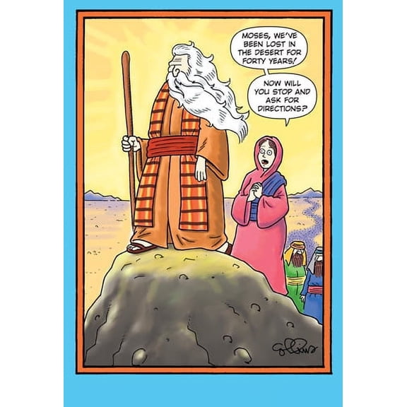 Nobleworks Ask For Directions Funny / Humorous Dan Collins Father's Day Card