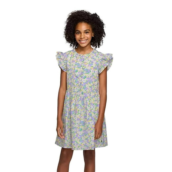 Gap Girl's Woven Dress in Purple Size XS 4/5