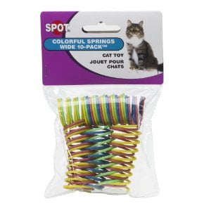 Chat Spring Spot Cat or Kitten Colorful Springs Size:Pack of 20, Who knew such a simple toy could be so much fun By HDP ()