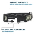 thumbnail image 4 of Buckle-Down Pet Collar, Dog Collar Plastic Buckle, 100 Dollar Bills, 9.5 to 13 Inches 1.0 Inch Wide, 4 of 8