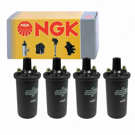 4 pc NGK 49030 Ignition Coils for 00203 00205 00208 0221119027 0294-18-100 059 905 105B 059 985 164 059905105B 1115087 1115091 1115134 1115202 1115208 1115238 1115381 1120523 1123553 12337166 1486136