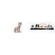 thumbnail image 1 of Escultura De Ciervo Con Forma De Gato, Ideal Para Chimenea, Jardín O Decoración Colgante. Figura Decorativa Para Interiores Y Exteriores: Porche, Valla O Cualquier Espacio Exterior., 1 of 8