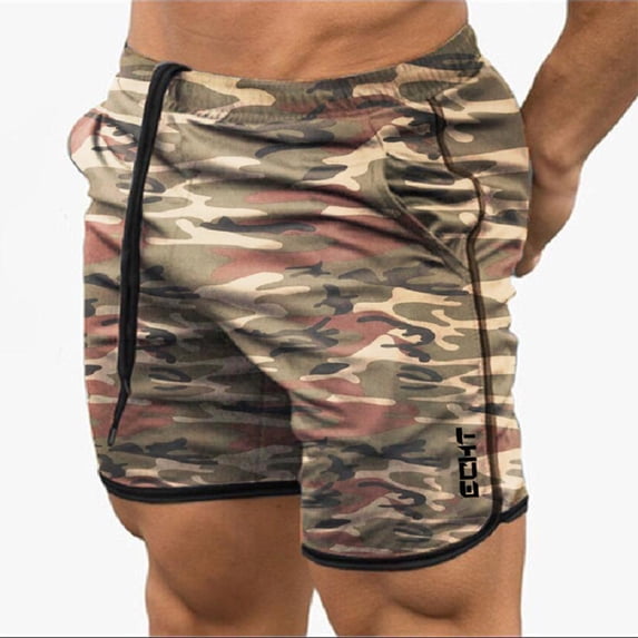 Askfv Men's Workout Shorts Quick Dry Training Running Athletic Jogger with Pockets