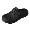 thumbnail image 5 of Rokment Womens Wide Width Clogs Orthopedic Arch Support Garden Shoes Waterproof Non Slip Closed Toe Backless Slippers Comfortable Beach Barefoot Water Sandals Black Size 6.5, 5 of 6