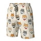 thumbnail image 4 of Fotbe Shiba Head Face Trajes de Baño Estampados para Hombre, Shorts de Verano de Secado Rápido, Ropa de Playa, Bañadores-X-Large, 4 of 6