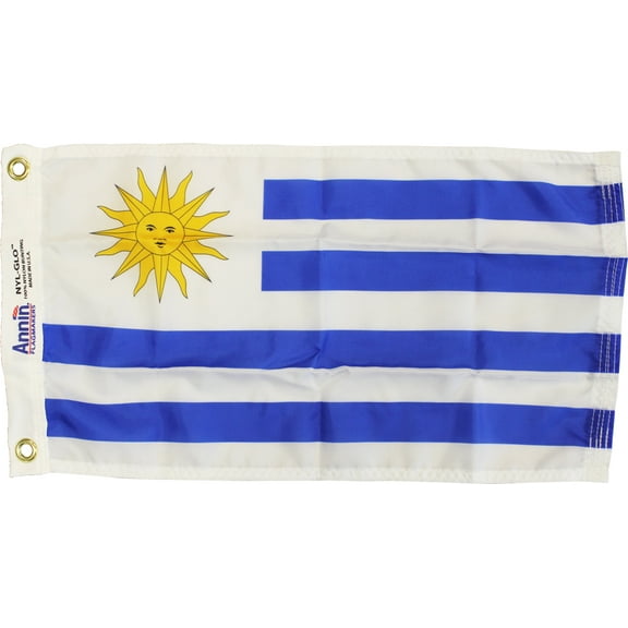 Uruguay - 12"X18" Nylon Flag