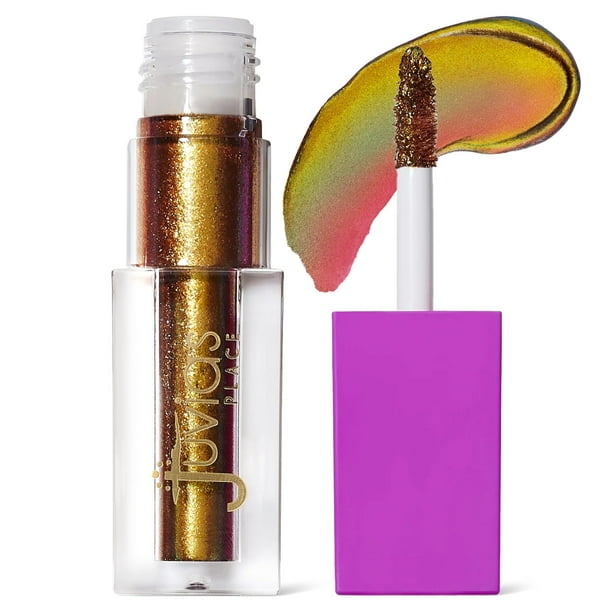 Sombra de ojos líquida duocromática Juvia'S Place Culture: sombra de ojos líquida con brillo y brillo, sombra de ojos multicolor, maquillaje brillante para ojos, complemento para kit de maquillaje fem