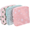 thumbnail image 4 of GOOHOCHY Bolsa para toallas sanitarias (3 unidades) para mujer, bolsa para copa menstrual, bolsa para guardar tampones, organizador de toallas sanitarias., 4 of 8