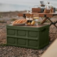 thumbnail image 5 of Hovmgk Outdoor Portable Foldable Storage Box, Multifunctional Plastic Storage Container with Removable Tarpaulin, 30L Camping, Picnic, Car and Home Organizer, Table and Cutting Board Usage, 5 of 6