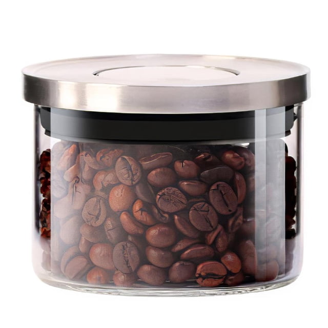 Tarro De Almacenamiento De 330Ml, Plástico Transparente, Acero Inoxidable, Organizador De Contenedores Para Alimentos, Condimentos, Despensa Para El Hogar, Cocina Cateissary HA017322-00