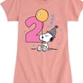 thumbnail image 3 of Peanuts - Snoopy and Friends Birthday - Toddler and Youth Girls Fitted Short Sleeve Graphic T-Shirt, Size 2T-Youth Xl, 3 of 6