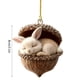 thumbnail image 3 of Lekihaqq Forest Animal Christmas Ornaments, Acrylic Tree Decorations, Holiday Decor, Festive Animal Print Ornaments, Woodland Theme Christmas Decor, Wildlife Holiday Tree Hanging Decorations, 3 of 7