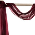 thumbnail image 4 of MDS Pack of 35 yard Wedding Arch Draping Fabric sheer Chiffon Fabric Drapery for Wedding Ceremony Reception Swag and Backdrop Decorations Fabric 60” width - apple red, 4 of 6