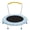 Blue, variant on 36 Inch Mini Trampoline with Handle, Indoor Outdoor Trampoline for Kids Ages 1-6, 150LBS Load Capacity