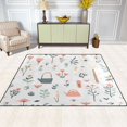 thumbnail image 2 of Yayeee Area Rugs for Living Room 6.7'x4.8' Non Slip Washable Bedroom Floor Carpet, Garden Pattern, 2 of 5