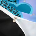 thumbnail image 5 of Erosebridal Leopard Heart Diamond Jewelry Duvet Cover Queen for Girls, Glamorous Animal Print Queen Bedding, Black Reversible 3-Piece 1 Duvet Cover and 2 Pillowcases, 5 of 7