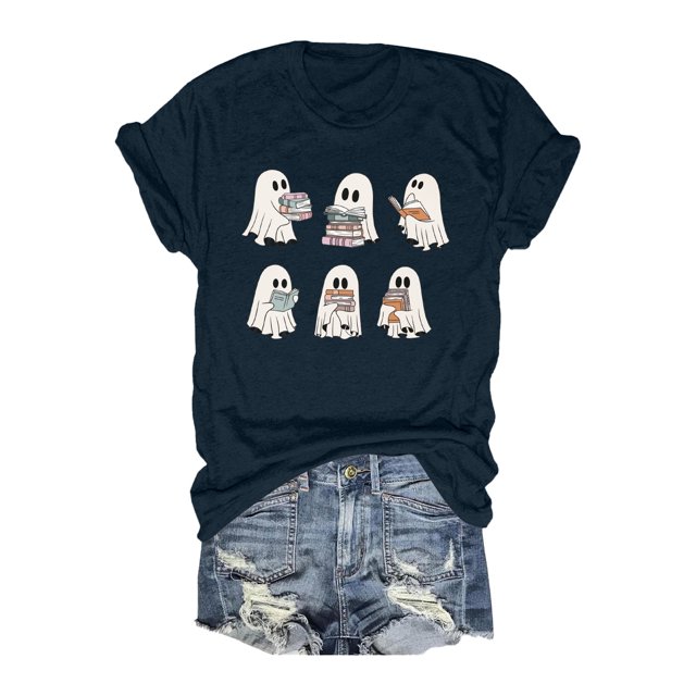 T-Shirts à Imprimé Floral à la Mode pour Femmes T-Shirt à Manches Courtes Superposition Manches Longues pour Célébration de Jour Haut à Col Roulé Manches Longues Col Rond pour Femmes