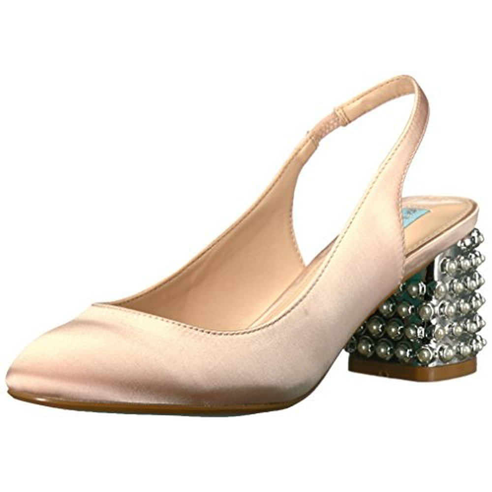 Blue by Betsey Johnson - Blue by Betsey Johnson Women's Sb-cori Dress Pump, Champagne - Walmart