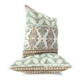 thumbnail image 4 of Floral Fusion Indoor/Outdoor Pillow with Removable Cover in Blue 20x20, 4 of 7