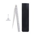 thumbnail image 4 of Feeler Gauge Set Welding Taper Gap Gauge Stainless Steel Portable Depth Ruler Hole Inspection Tool Feeler Gauge Measuring Tool, 4 of 7