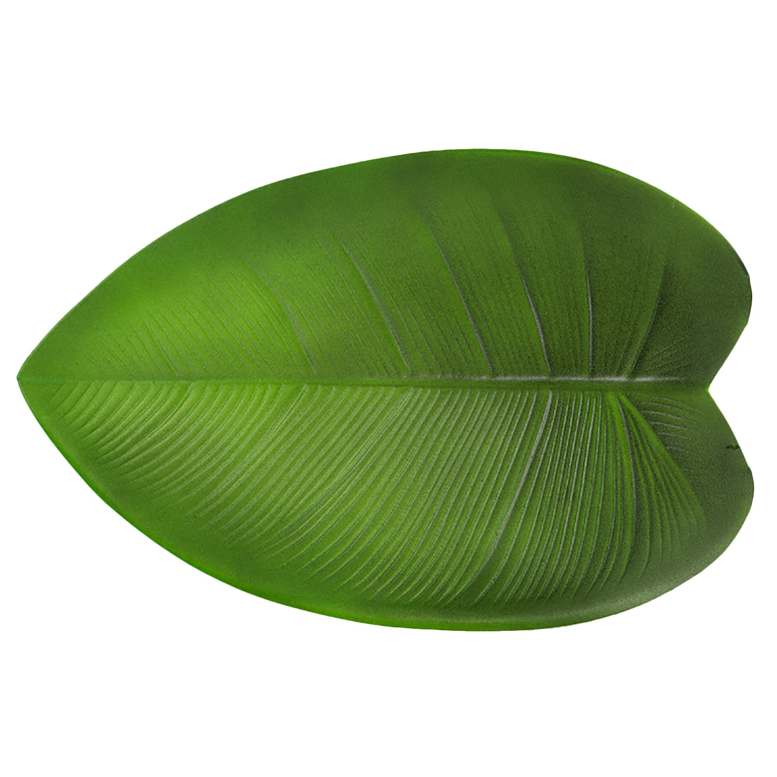 Fan Leaf EVA Placemat Coasters Dining Table Mat Green Artificial Plant Pad Decor