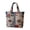 Blue-A, variant on -1pc 4th of July Reusable Tote Bag, Red White Blue Canvas Shopping Bag, Patriotic Themed Tote for Groceries, Beach, Travel & Party (Blue-A)