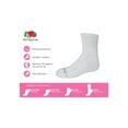 thumbnail image 2 of Fruit of the Loom Girls Cushion Crew Socks, 10-Pack, 2 of 4