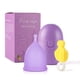 thumbnail image 1 of Copa Menstrual de Silicona Cuidado Menstrual para Mujeres Copa Menstrual Copa Menstrual a Prueba de Fugas Laterales (1 Paquete, Púrpura S) JAMW Sencillez, 1 of 5