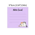 thumbnail image 3 of Adorable Animal - Themed Note Cards for All Occasions (3.54×3.54 Inches),100-Pack with105 Various Emoticon Stickers,Whimsical Fry Adventures on Every Page, 3 of 12