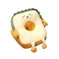 thumbnail image 4 of Almohada de siesta de pan Soledad juguete de peluche suave lavable tela de seda helada, 4 of 10