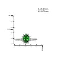 thumbnail image 2 of 0.83 Carat T.G.W. Chrome Diopside Gemstone and White Diamond Accent Ring, 2 of 3