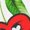 Red, variant on "HeartSkulls™ Cherries” by KoKoLove Art