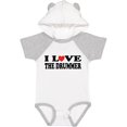 thumbnail image 3 of Inktastic I Love the Drummer Boys or Girls Baby Bodysuit, 3 of 5