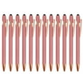 thumbnail image 1 of Unique Bargains Stylus Ballpoint Pens, Medium Point, 1.0mm, Black Ink, 12 Pack, 1 of 5