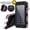 pink, variant on 10000mAh Solar Power Bank, 5V 2A Fast Charge with Dual Flashlights & LED Light, Dual USB Ports Portable Backup Battery for iPhone Android Outdoor Travel